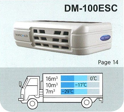 TOPCOLD/ DM-100ESC / Truck Refrigeration U... Made in Korea